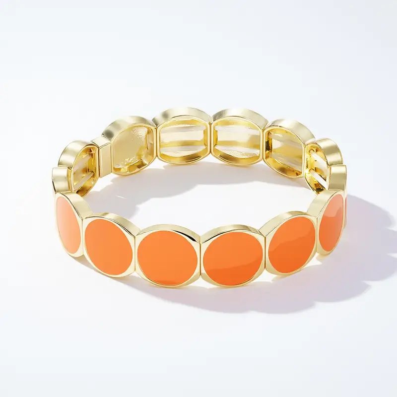 Bracelet cœurs rose