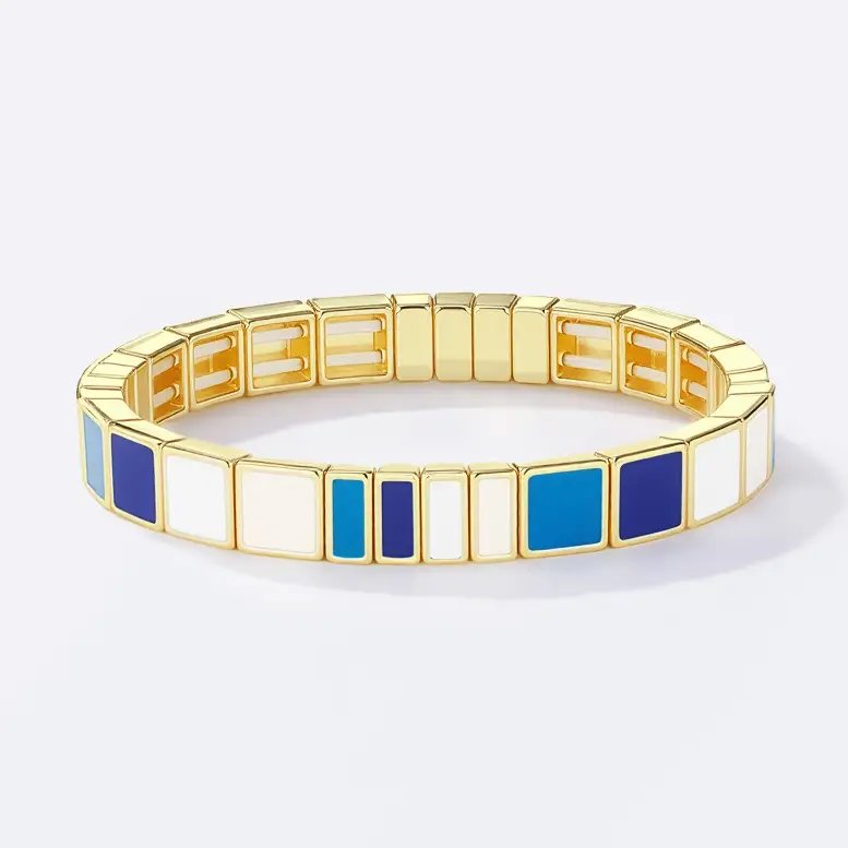 Bracelet rond jaune